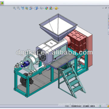 Dessiccateur de presse-fruits compressé de film de lavage en plastique DKSJ-FC10